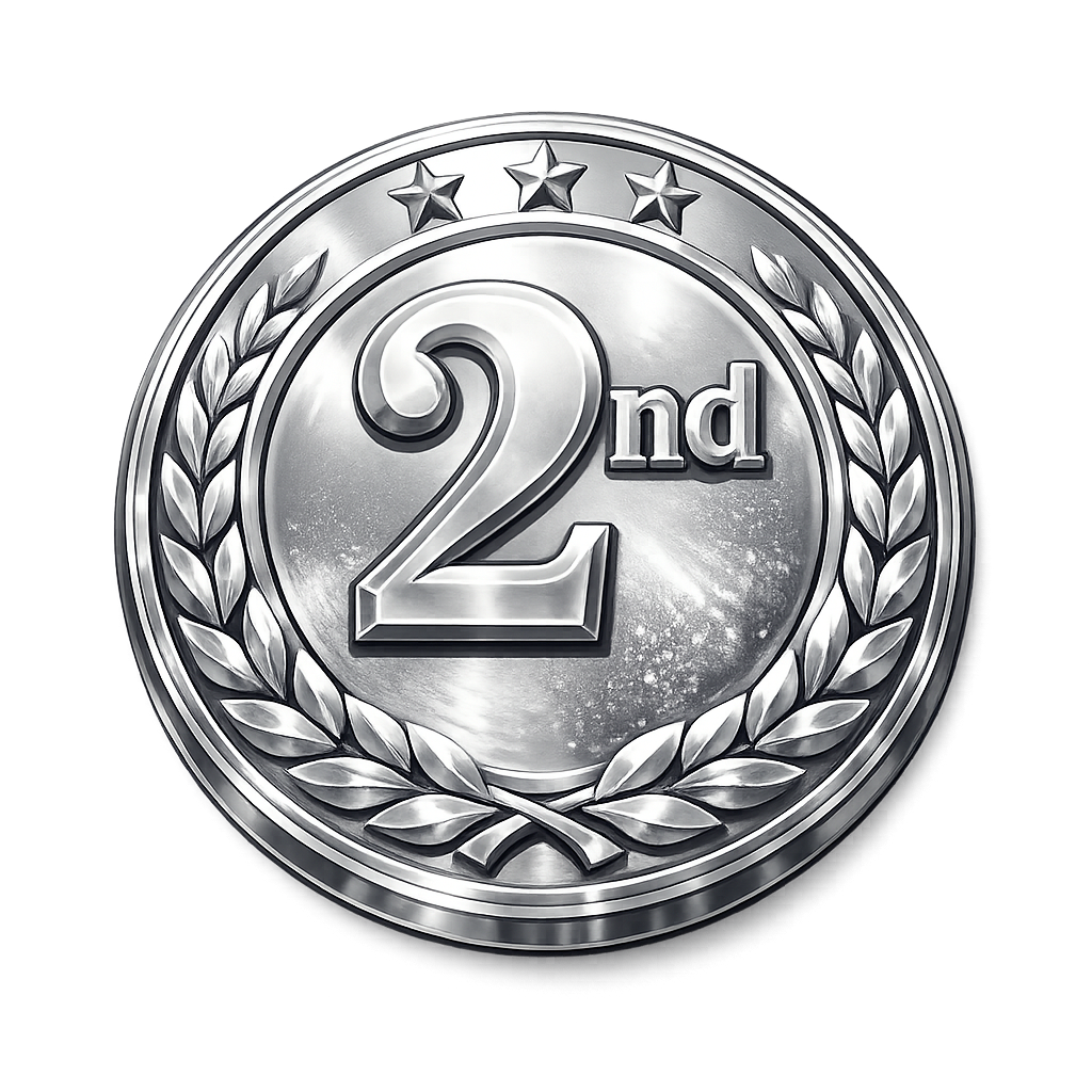 2nd place